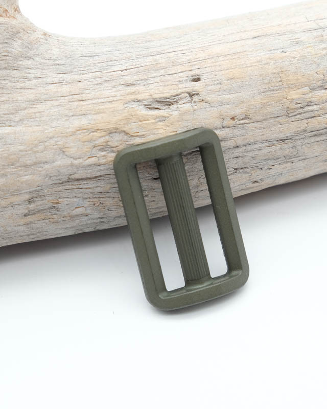 30mm Khaki Plastic Sliding Buckle - Maison Klem